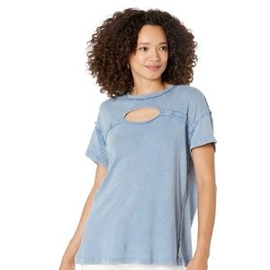 NWT Free People Cut Out Tee Size S